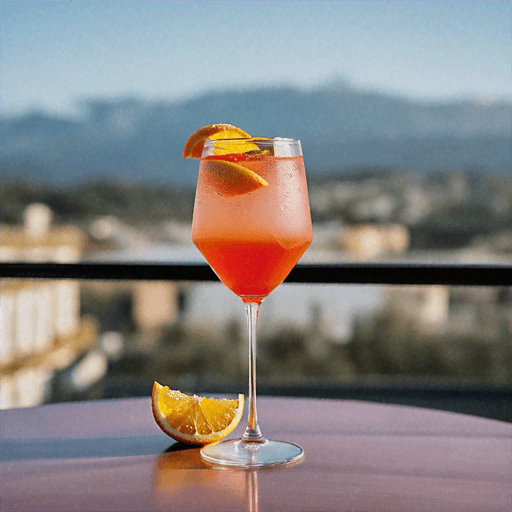 "Rosy Tuscan Spritz"