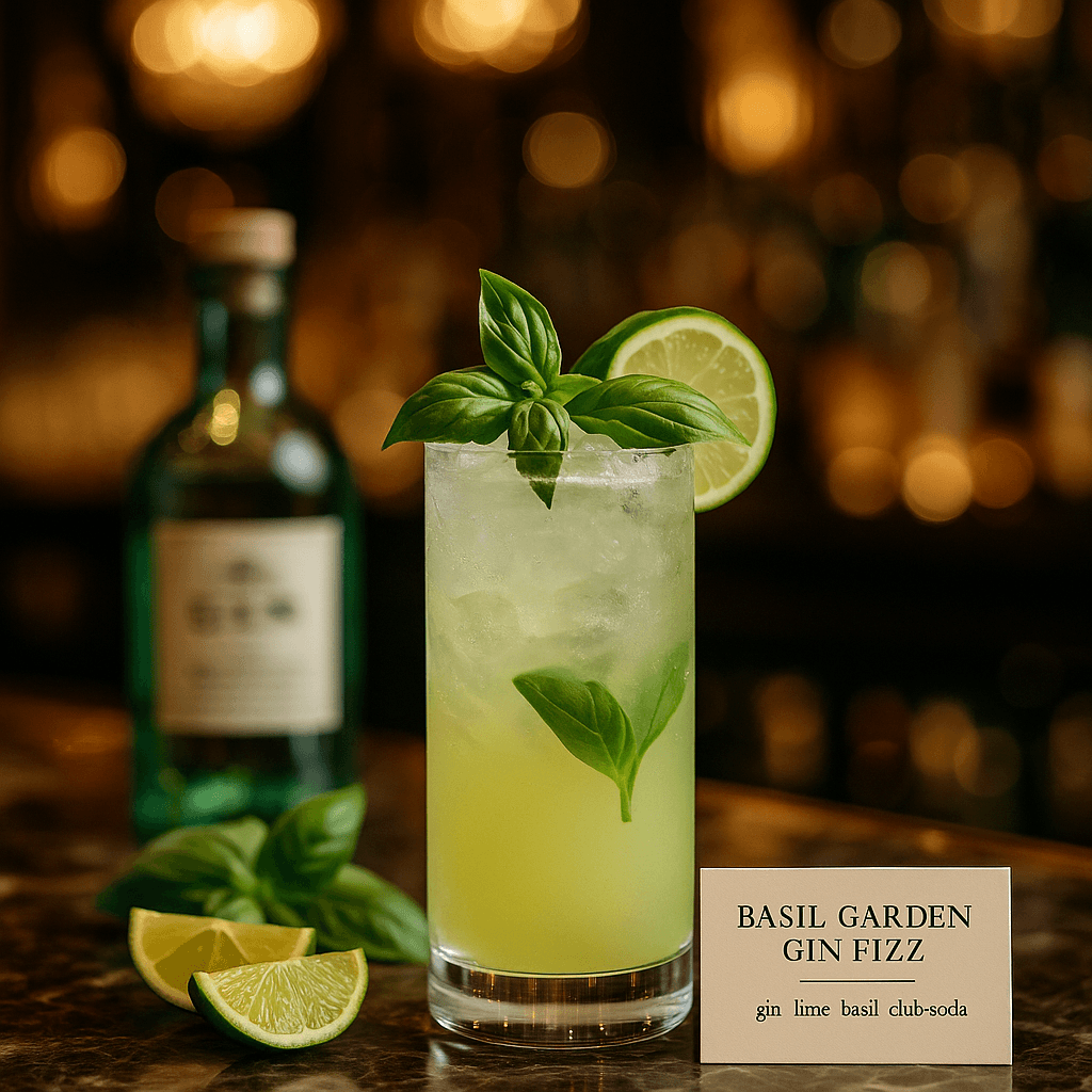 Basil Garden Gin Fizz