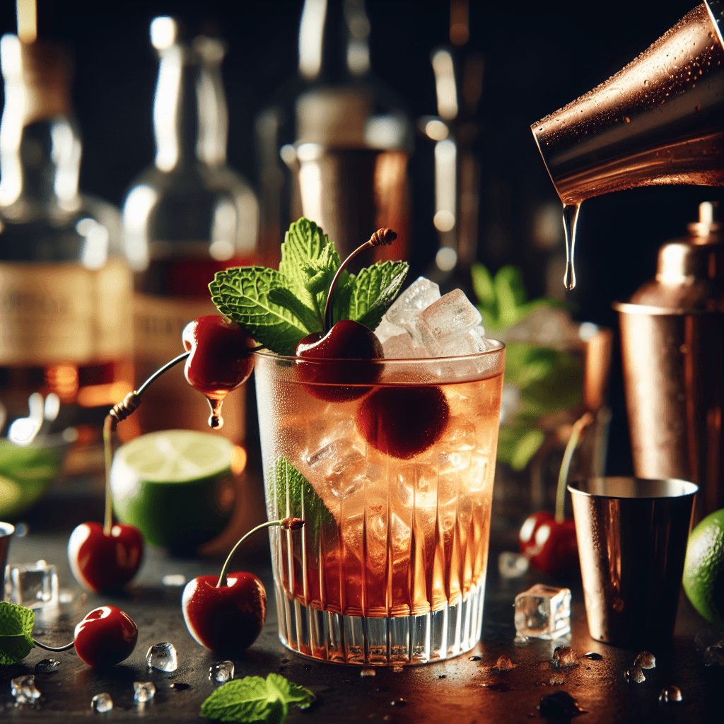 Cherry Bourbon Smash