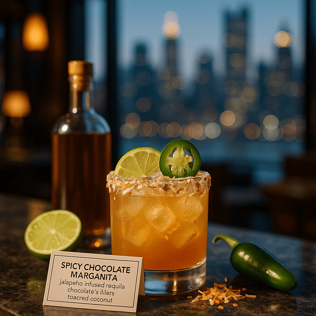 Choco-Jalapeño Margarita