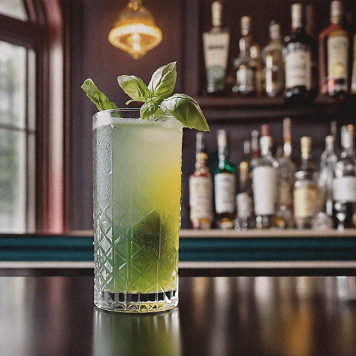 Gin-Free Basil Cucumber Herbal Cooler