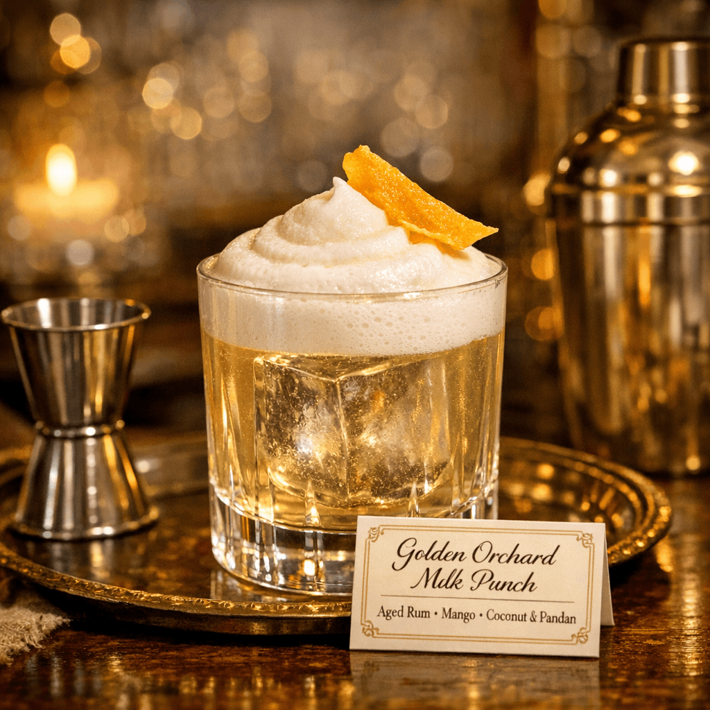 Golden Orchard Milk Punch