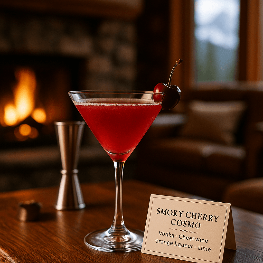 Smoky Cherry Cosmo