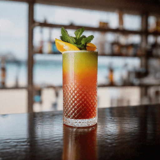 Smoky Citrus Minted Elixir