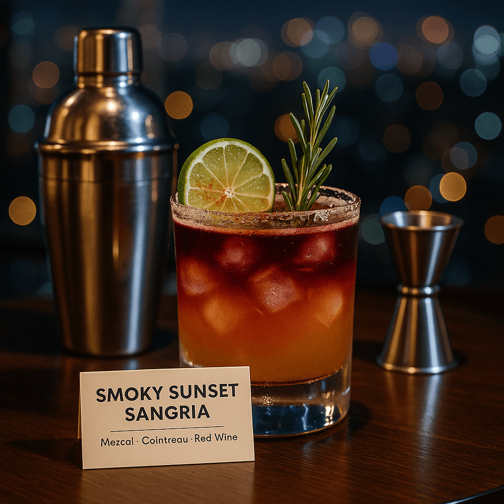 Smoky Sunset Sangria