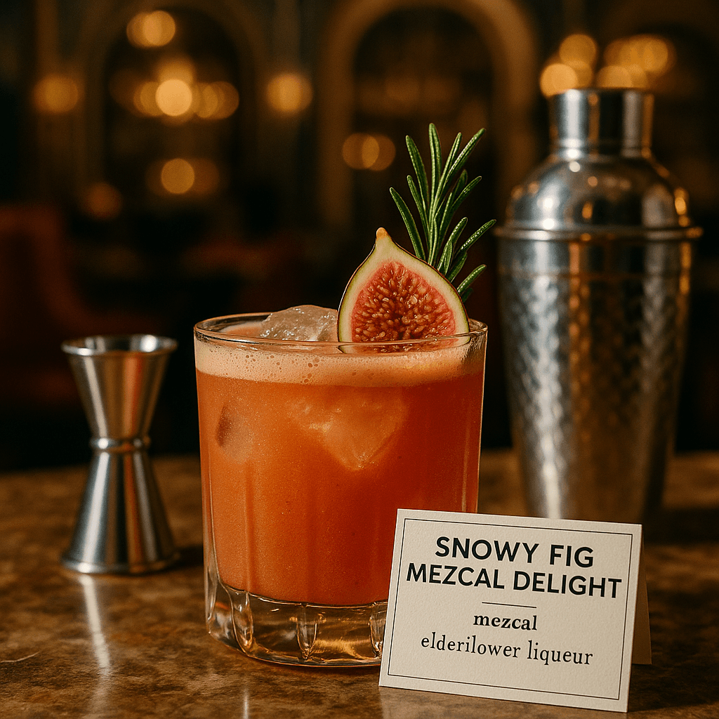 Snowy Fig Mezcal Delight