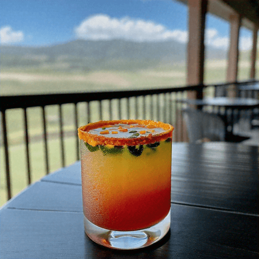 Spicy Sunset Margarita