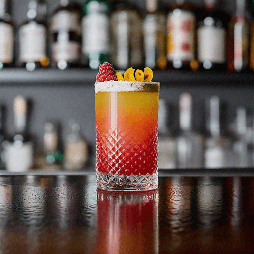 Spicy Sunset Margarita