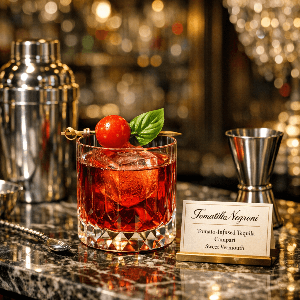 Tomatillo Negroni