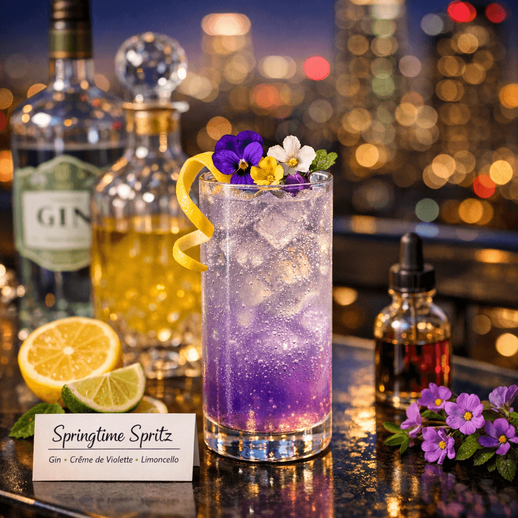 Violet Spring Fizz
