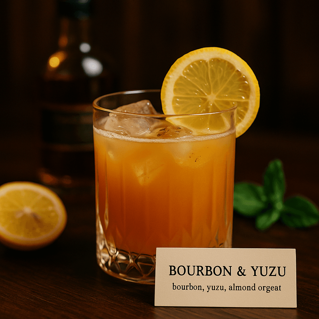 Yuzu Almond Sour