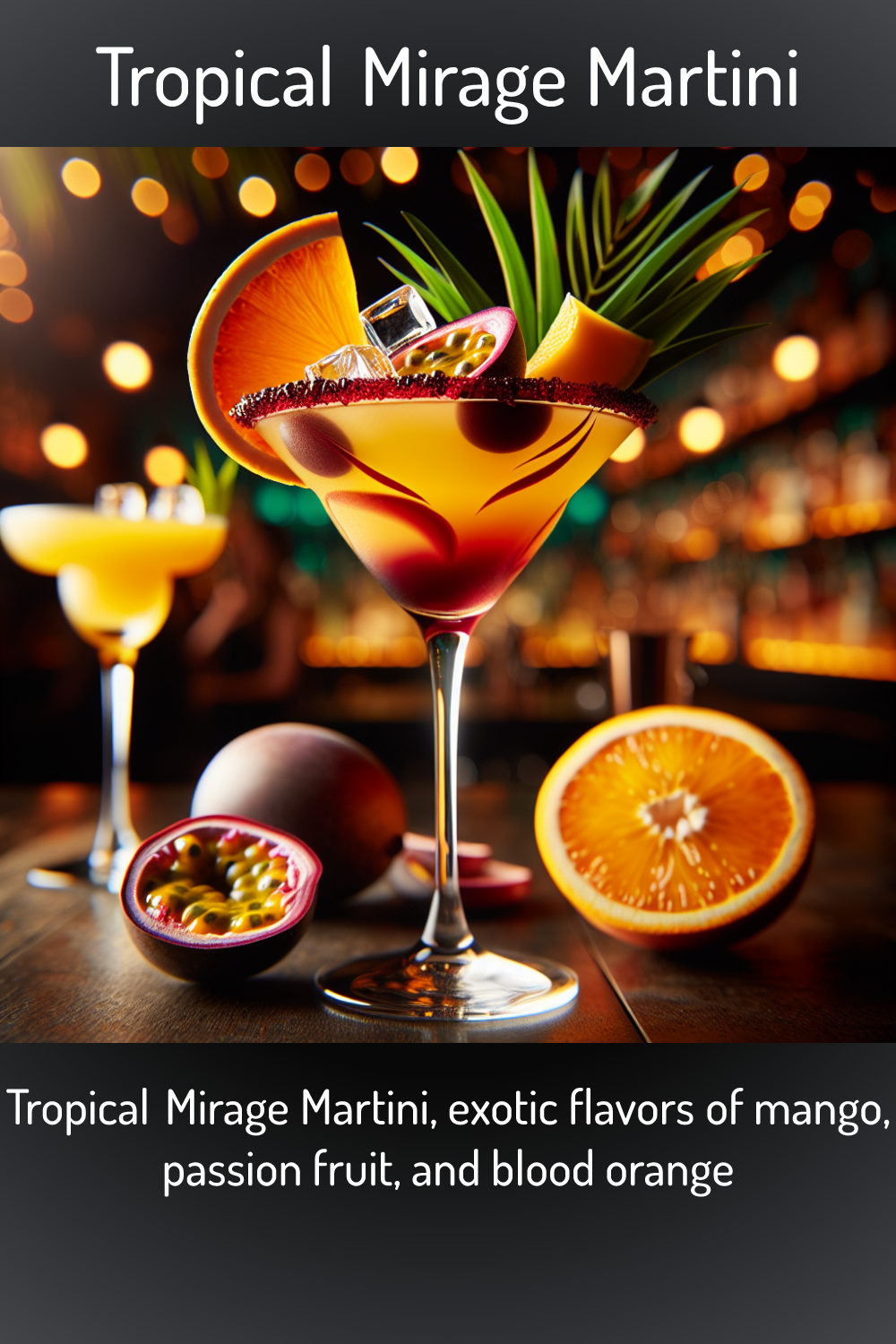 Tropical Mirage Martini, Tropical Mirage Martini, exotic flavors of ...