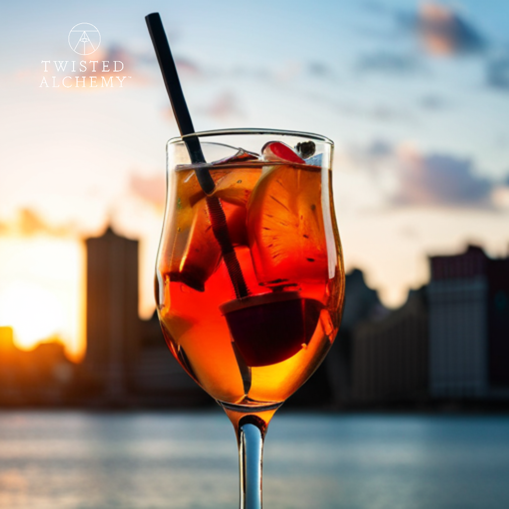 Twisted Knicks Sunset